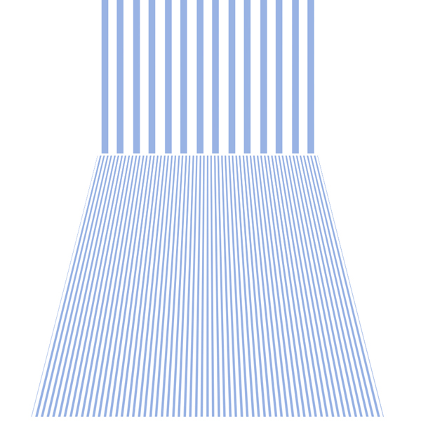 Blue Stripe French Country fabric - HumptyLabel