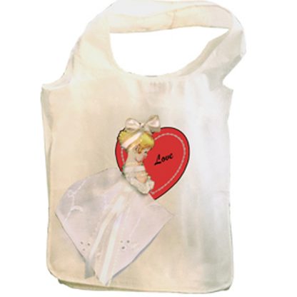 Valentine Baby Girl Love tote bag READY MADE - Image 2