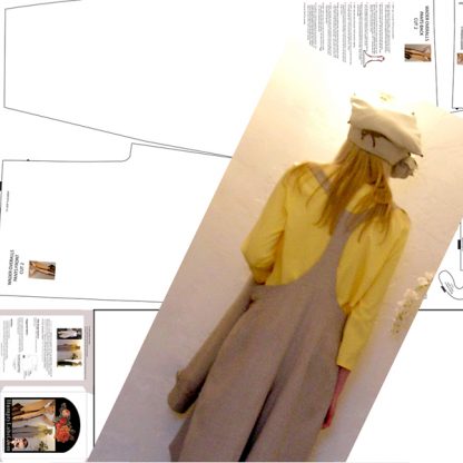 "wader" suspender overalls PAPER PATTERN download - Image 2