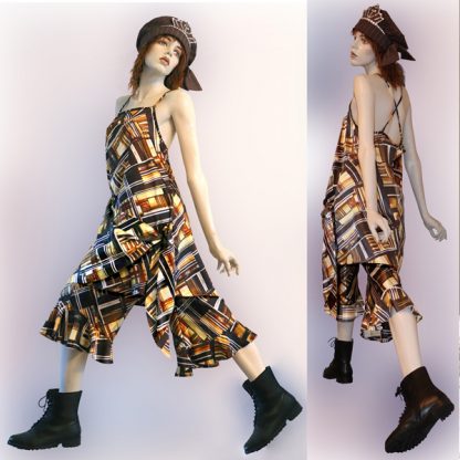 Capri Flounce Pants PRINTED RIGHT ON FABRIC - Image 4
