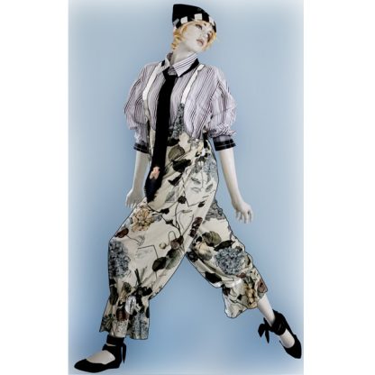 Baggy Overalls w Suspenders PRINTED RIGHT ON FABRIC - Image 3
