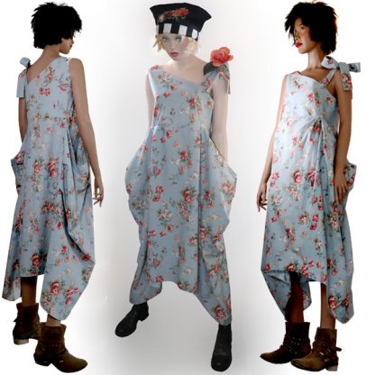 Drape Pocket Dress / Skirt PAPER PATTERN download - Image 5