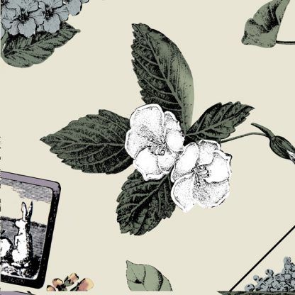 French Botanical Toile FABRIC - Image 7