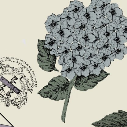 French Botanical Toile FABRIC - Image 4