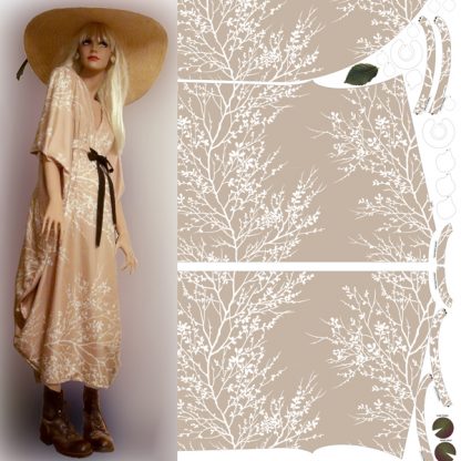 Branches tan fabric - Image 2