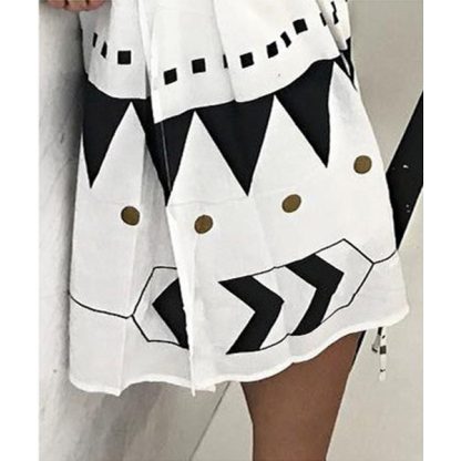 geometric BEACH COVER-UP KIMONO - Image 5