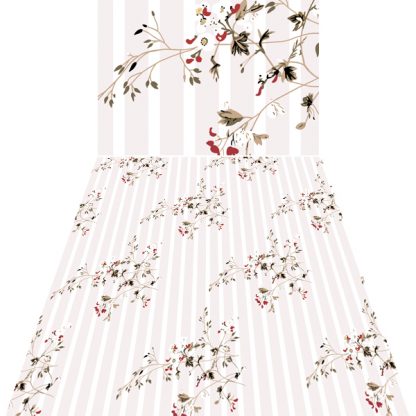 small asian blossom fabric
