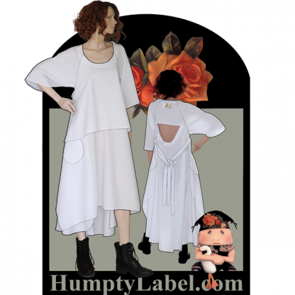 Open Back Layer Dress - Plus Too! - pattern download