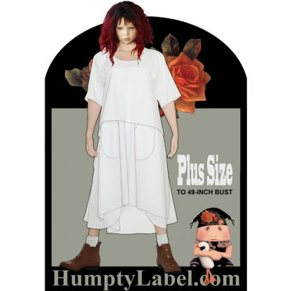 Open Back Layer Dress - Plus Too! - pattern download - Image 5