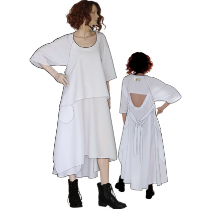 Open Back Layer Dress - Plus Too! - pattern download - Image 6
