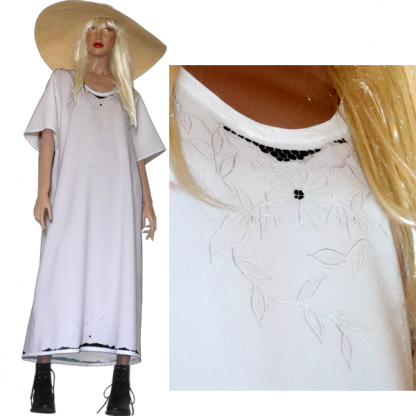 Faux Embroidered dress