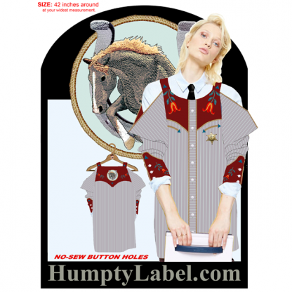 Cowboy printed dress tunic