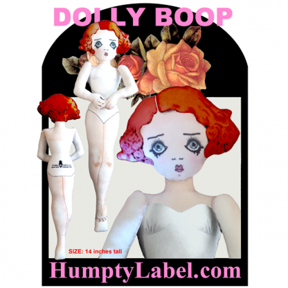 DOLLY BOOP Printed Doll cut-and-sew - Image 9